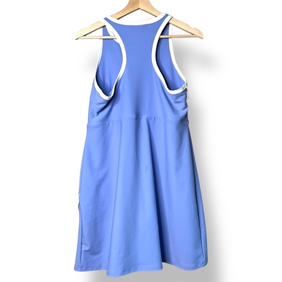 SAGE COLLECTIVE Periwinkle Sport / Tennis Dress w/ Shorts 1/4 Zip Front Sz L - Picture 5 of 13
